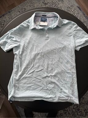 Fairlane Stitch Fix Men’s XL Light Blue Pima Cotton Polo Shirt NWT